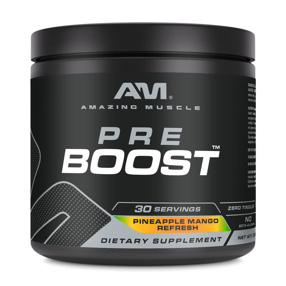 Amazing Muscle Pre Boost | Beta-Alanine Free | 30 Servings