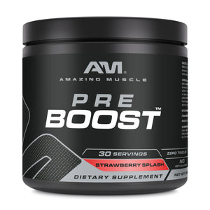 Amazing Muscle Pre Boost | Beta-Alanine Free | 30 Servings